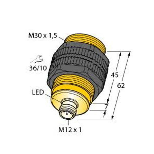 Inductive Sensor   NI20U-S30-VP6X-H1141 image 1