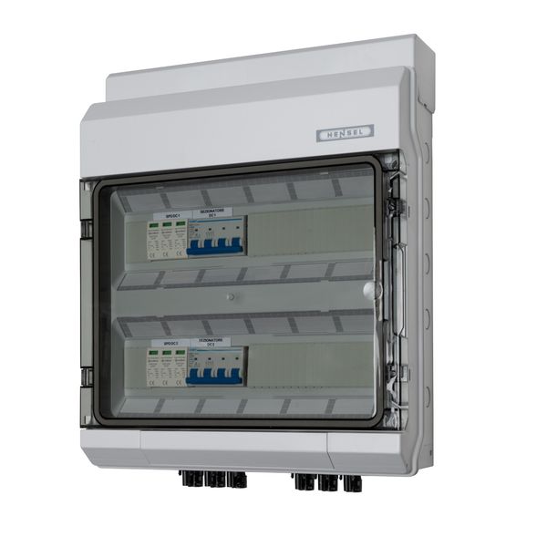 DC stringbox with release coil and magnetic_circuit_breaker, IN 2_strings/2_OUT 1000V image 1