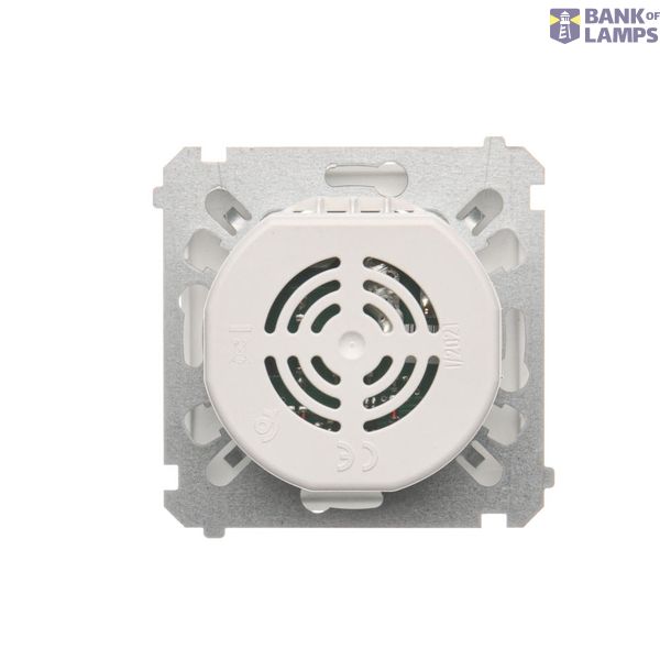 Double equipontential socket, white image 1