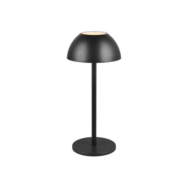 Ricardo LED outdoor table lamp matt black rechargeable image 1
