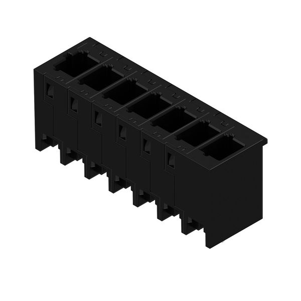 PCB plug-in connector, male header, THT/THR solder connection, Pitch in mm (P): 5.00 mm, Number of poles: 7, 180°, Tube image 2