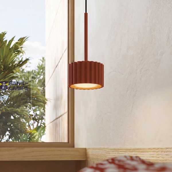 Pendant lamp AURA 1 red ochre Gx53 image 8