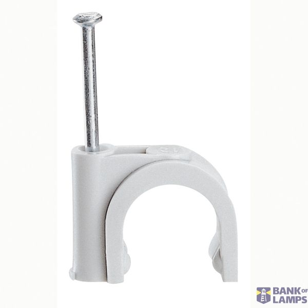 Cable Clip Fixfor Ø10mm Grey image 2