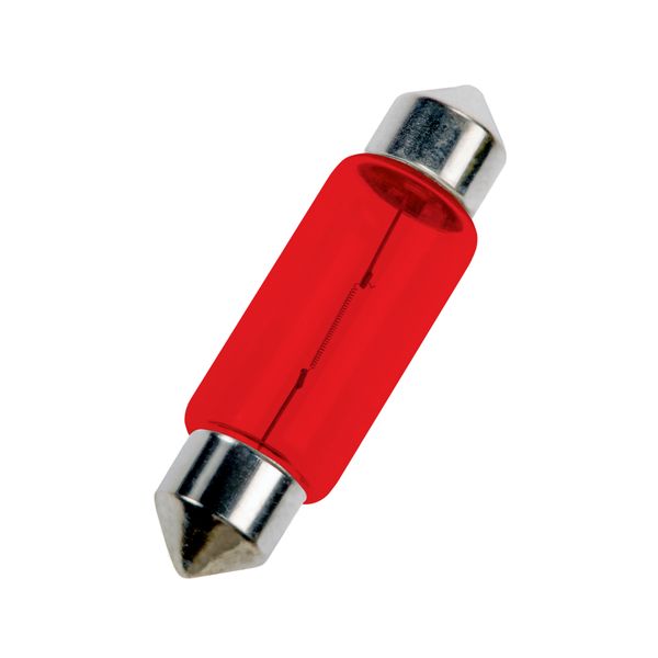 S8.5 Festoon 11X39 24V 3W Red image 1