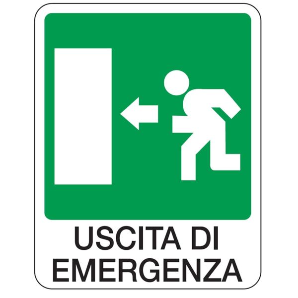 Safety sign - Al - Dimensions: 230x290 mm image 1