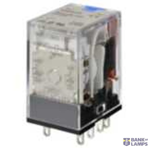 Relay, plug-in, 8-pin, DPDT, 7 A, mechanical & LED indicators, lockabl MY2 5546M image 3