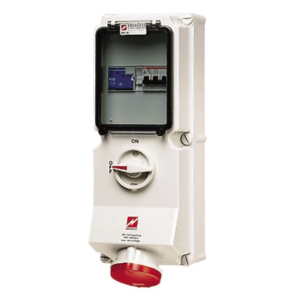 WCD 16A5P 6H400V IP44 DUO vv aard.+autom image 1