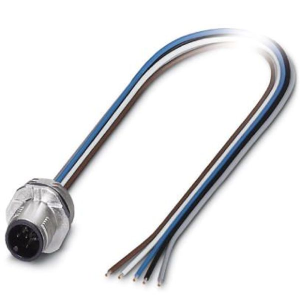 SACC-E-MS-5CON-M16/0,5 0,14SCO - Device connector front mounting image 1