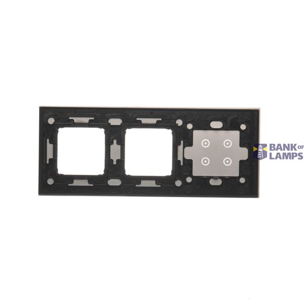 Single frame, white, chrome base image 2