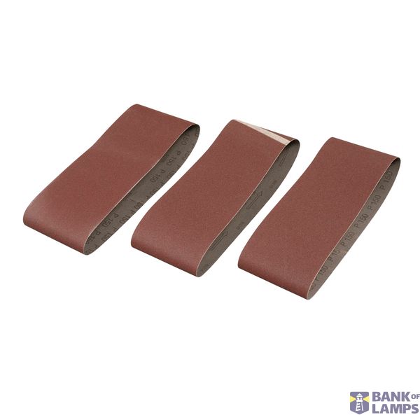 3x 150g 100 x 610 Sanding Belts image 1