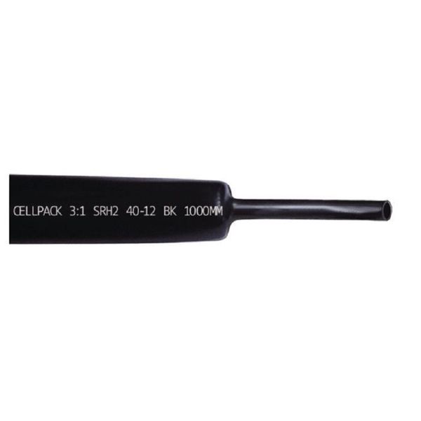 Heat Shrink Tube Adhesive 40–12mm Black image 1