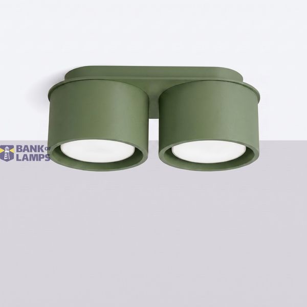 Ceiling lamp MODO 2 olive green Gx53 image 10