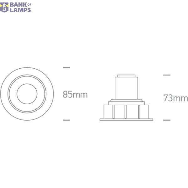 WHITE 6,5W CCTV 700mA ADJUSTABLE DARK LIGHT image 2