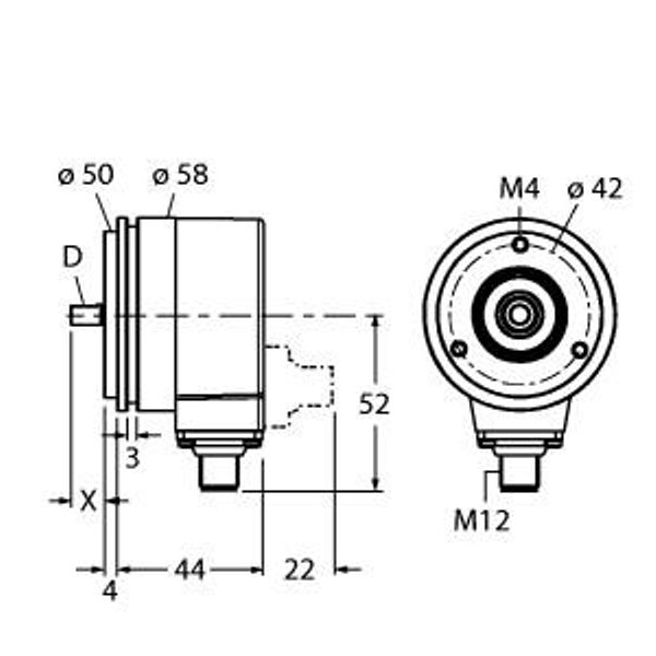 Absolute Rotary Encoder - Singleturn Industrial Line   RS-24S10S-3C13B-H1181 image 1