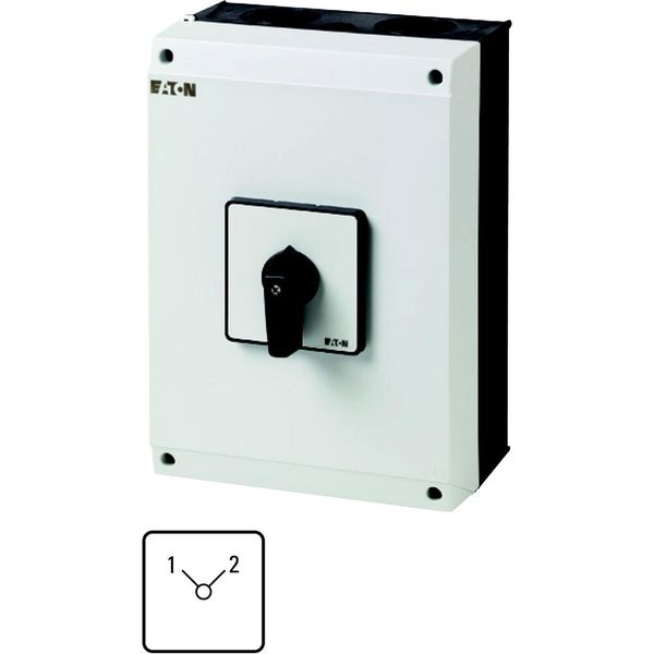 T5-4-8223/I5 Changeoverswitches, T5, 100 A, surface mounting, 4 contact unit(s), Contacts: 8, 90 °, maintained, Without 0 (Off) position, 1-2, Design number 8223 image 2