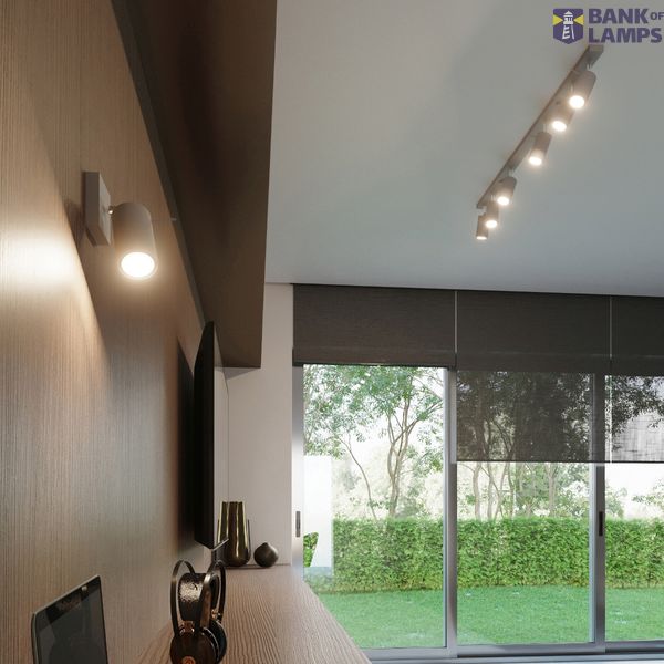 WALL LAMP RING 1 GREY GU10 1X40W IP20 image 3