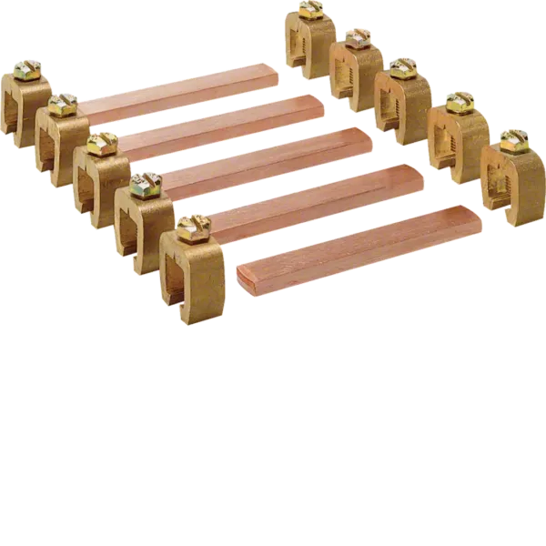 Connection set of busbars 12x5 mm for FR switchboards, 5-pole image 1