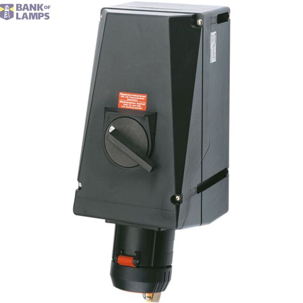 Ex-wall socket Zone 1, 63 A, 5pole, 380 - 415 V / metallic entry, -40 °C image 2