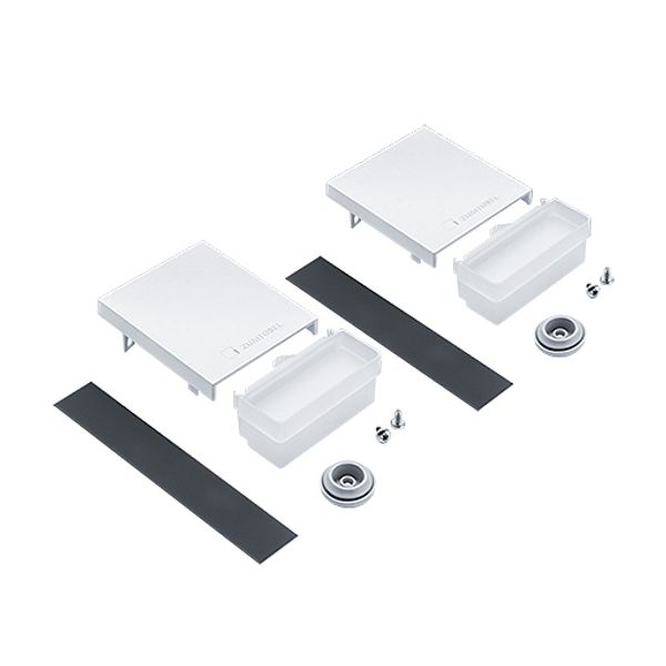 SLN2 MSC/MSP EC SET DD L20 WH - End cap set image 1