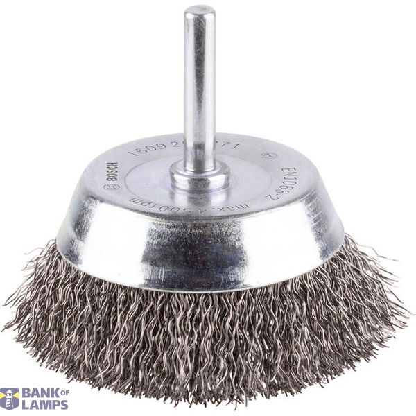 Cup Brush Crimped 70x0.2 mm Steel image 1