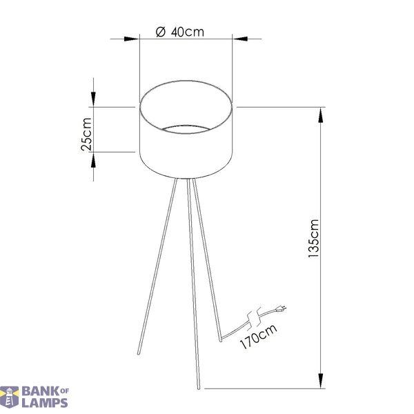 Floor lamp NEVIA beige image 10