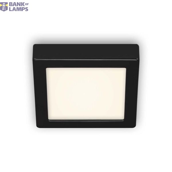 LED ceiling light, black, 1xLED-platine/11,5W image 1