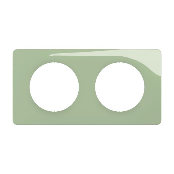 PLATE 2 GANG CELADON GREEN image 6