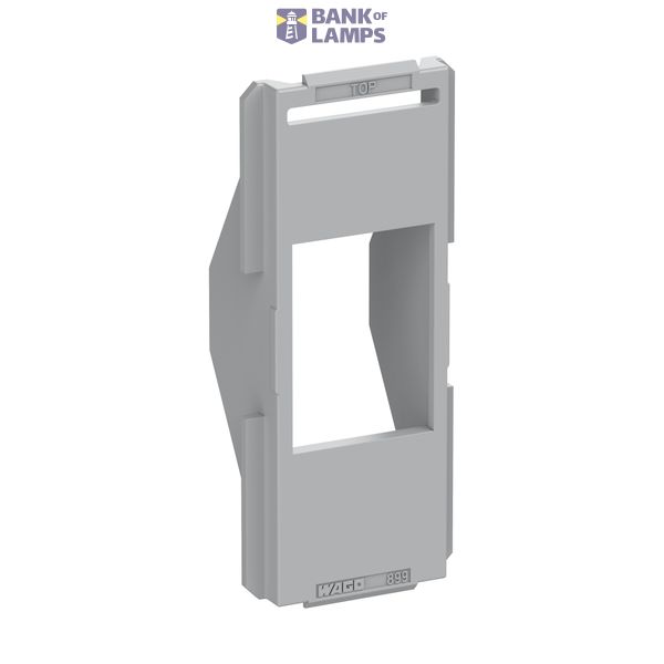 Adapter frame, traffic grey, Halogen free image 1