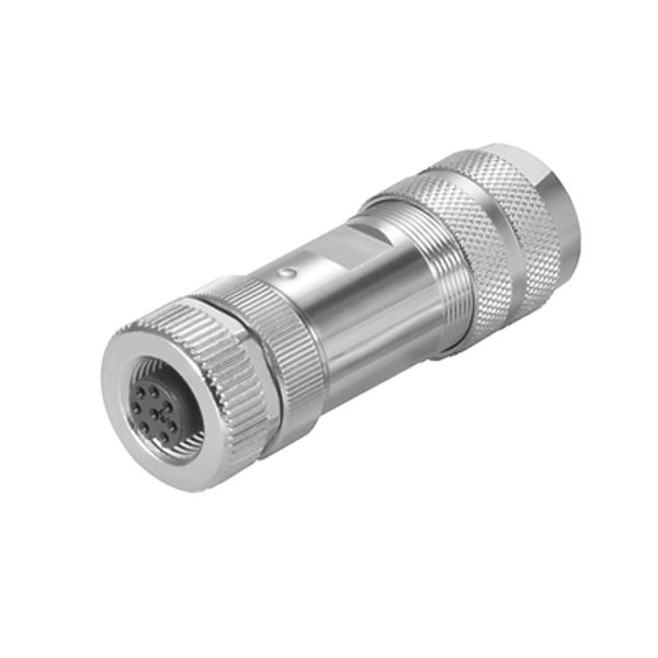 Field attachable connector, M12 image 1