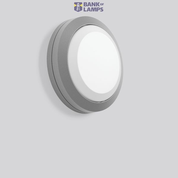Rounded Midi, 12 W, 650 lm, 830, silver, on/off Ceiling and wall lumin image 2