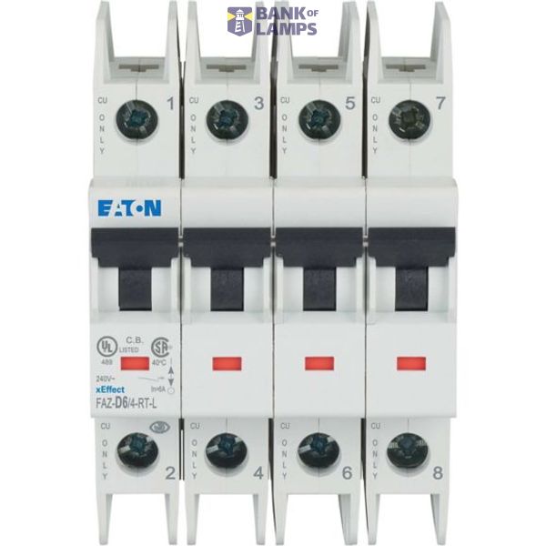 FAZ-D6/4-RT-L Eaton Moeller series xEffect - FAZ-NA, FAZ-RT MCB image 1