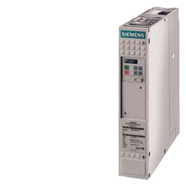 ***SPARE PART*** SIMOVERT MASTERDRIVES VECTOR CONTROL INVERTER COMPACT UNIT, IP20 510-650V DC, 17.5 A NOM. POWER RATINGS: 7.5KW DOCUMENTATION ON CD image 1