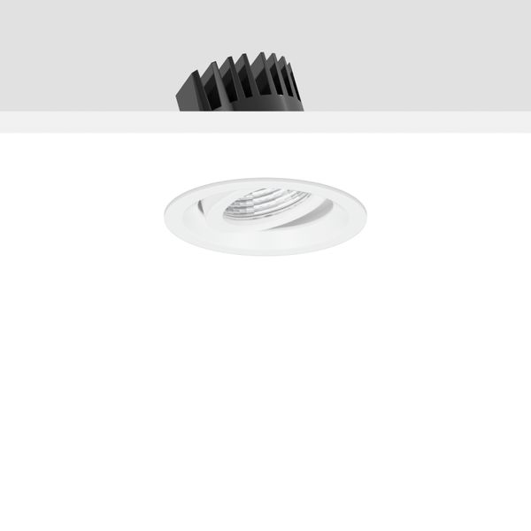 LEVIDO SWING round, 7,5 / 12 W, 670 / 1050 lm, 827, white, DALI Recess image 2
