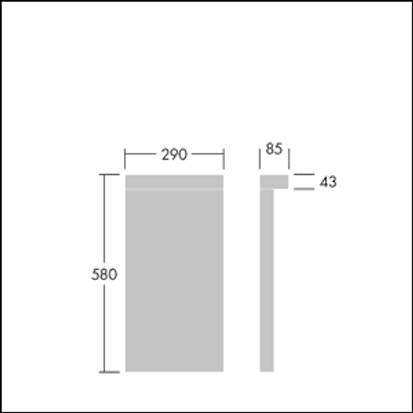 AXYL GREETB H580 SE 56L 930 A/S HFX ANT - LED bollard image 2