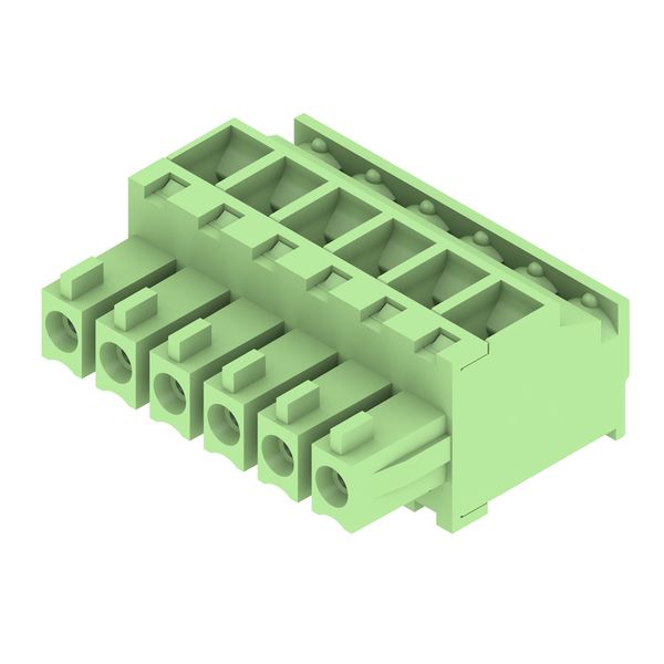 PCB plug-in connector, female plug, 3.81 mm, Number of poles: 6, 90°, Clamping yoke connection, Clamping range, max. : 1.5 mm², Box image 4