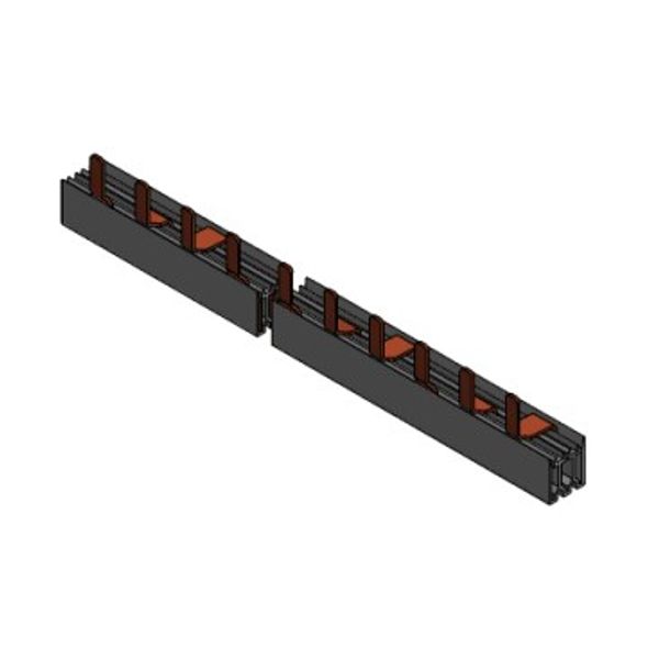 AMPARO Busbar Pin Version 3-pole, 10mmý, MCB 1+N/1MW, 1m (The price is shown without markup on metals. Request a quote for accurate information) image 1