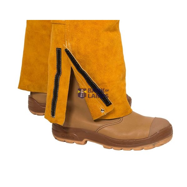Leather welding overalls Golden Brown™ L image 3