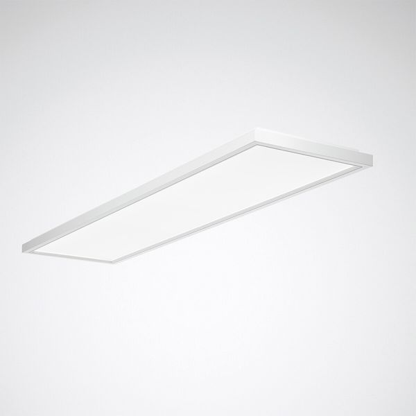 Surface-mounted luminaire Arimo Fit D HCL Prisms White ETBLE 50W 5300lm Wide reduced glare UGR19 (W19) IP40 IK03 3 SDCM image 1