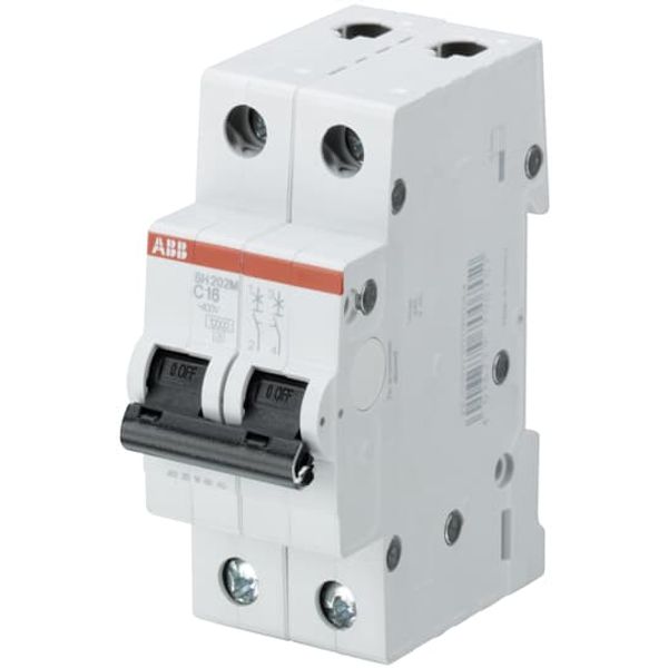 SH202M-C63 Miniature Circuit Breaker - 2P - C - 63 A image 1