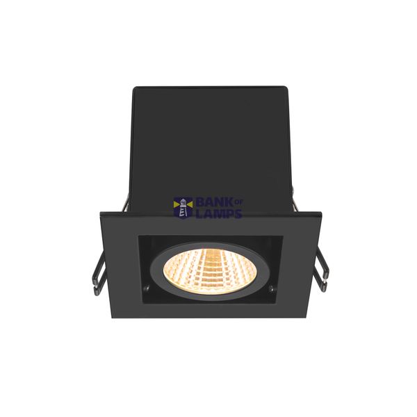 KADUX, recessed ceiling light, single, 3000K, 38°, IP 20, square, black image 5