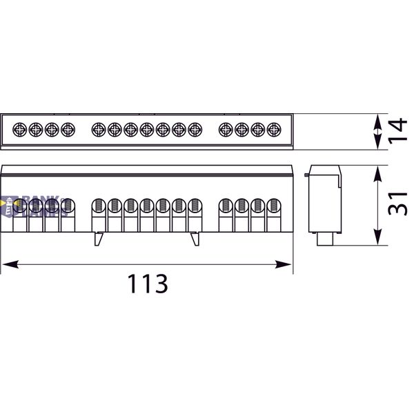 LZG-15P terminal strip image 2