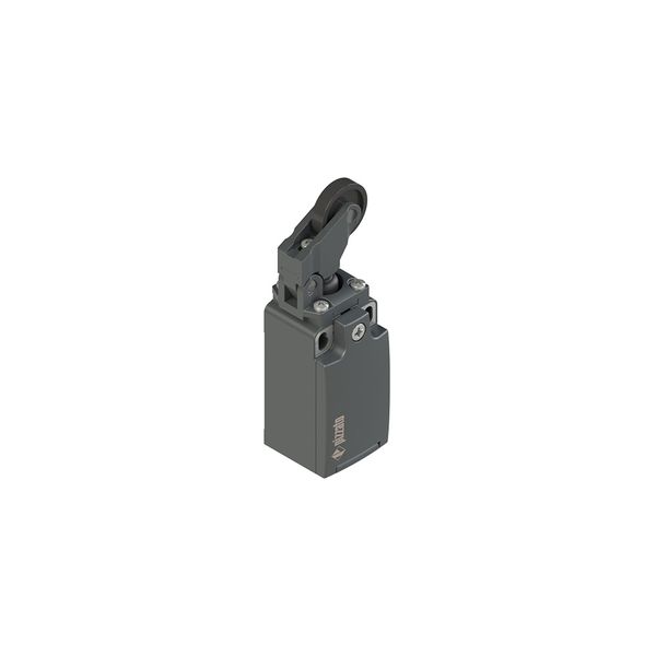 Position switch with one-way roller adjustable, external gasket image 1