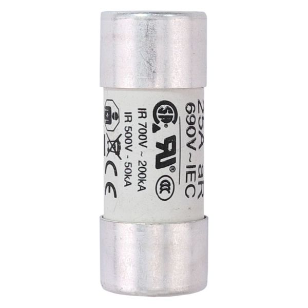 Fuse-link, high speed, 25 A, AC 700 V, 22 x 58 mm, aR, UL, with striker image 8