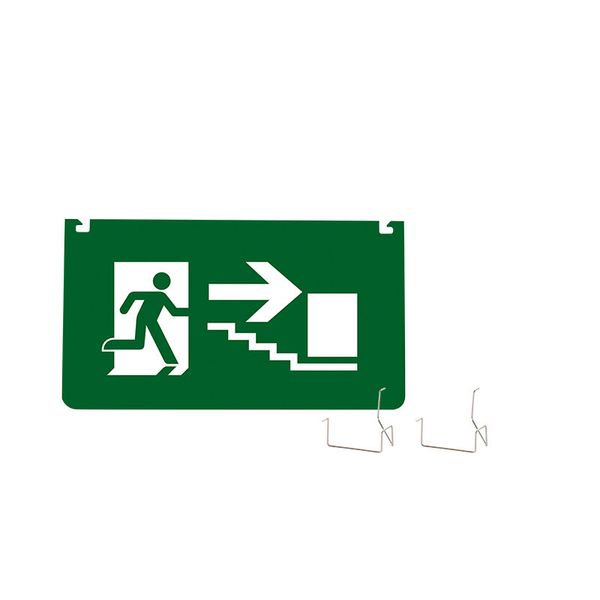 PANLUX Pictogram LED PLUTO hanging-stairs down image 1