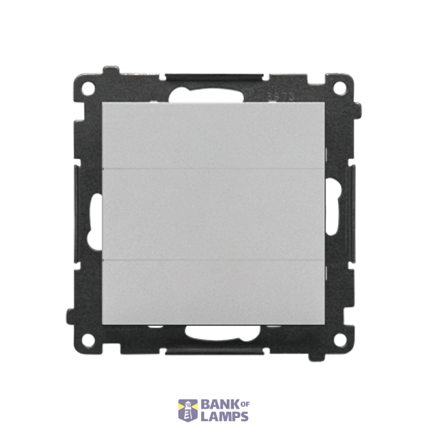 Blind element with metal support, (module), matt aluminum image 1