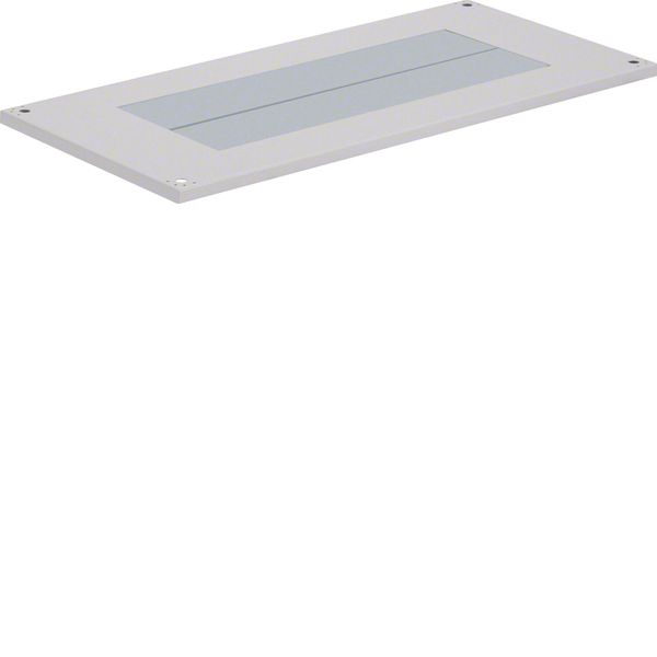 Slid. clos. plate, Univers, 850x400 mm image 1