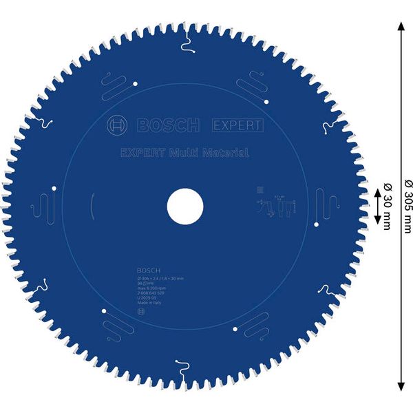 Expert for Multi Material circular saw blade 305 x 30 x 2,4 mm, 96 image 3
