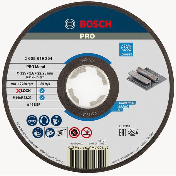 X-LOCK Expert for Metal 125x1.6x22.23 Straight Cutting image 2
