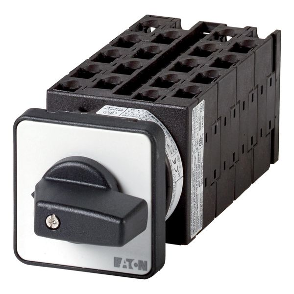 T0-9-8365/E Changeoverswitches, T0, 20 A, flush mounting, 9 contact unit(s), Contacts: 18, 60 °, maintained, With 0 (Off) position, 1-0-2, Design number 8365 image 4