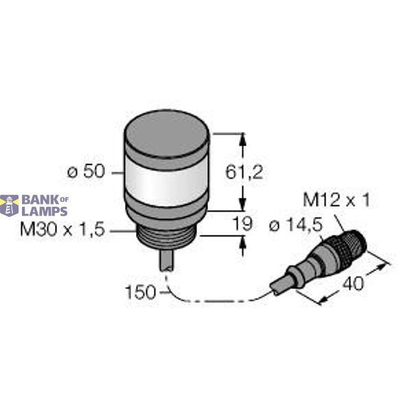 LED Signal Light Tower Light   TL50RQP image 1